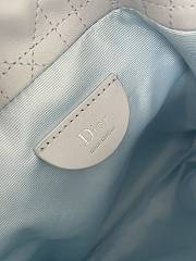 Bagsaaa Adiorable Mini Bucket Bag Ice Blue Cannage Lambskin - 22cm - 2