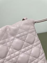 Bagsaaa Dior Adiorable Mini Bucket Bag Pink Cannage Lambskin - 22cm - 4