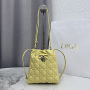 Bagsaaa Dior Adiorable Mini Bucket Bag Mimosa Cannage Lambskin - 22cm - 1