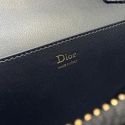 Bagsaaa Dior Promenade Mini Bag with Chain Blue Dior Oblique - 19cm - 3