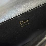 Bagsaaa Dior Mini Bag with Chain Black Macrocannage Lambskin - 19cm - 2