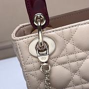 Bagsaaa Lady Dior Mini Bag rouge Hermitage - 17cm - 2