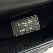 Bagsaa Mini Lady Dior Bag with Chain Black Cannage Lambskin - 17cm - 3