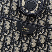 Bagsaaa Medium Dior Promenade Shopping Bag Khaki Flat Cannage Suede Calfskin - 37cm - 2