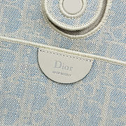 Bagsaaa Small Dior Promenade Shopping Bag Céleste Blue Dior Oblique Washed Jacquard - 27cm - 2