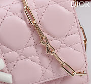 Bagsaaa My Dior Mini Bag Two-Tone Soupir Pink and Latte Cannage Lambskin - 21cm - 2
