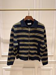 Bagsaaa Miu Miu Wool and cashmere cardigan Navy - 1