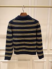 Bagsaaa Miu Miu Wool and cashmere cardigan Navy - 2