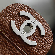 Bagsaaa Chanel Maxi Flap bag AS6233 Grained Camel - 38.5cm - 2