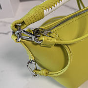 Bagsaaa Loewe Cala mini bag in mellow nappa lambskin lemon - 26cm - 4