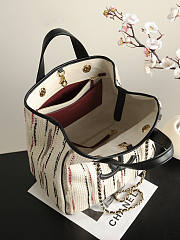 Bagsaaa Chanel Small Tote AS6200 Black & Beige - 36cm - 3
