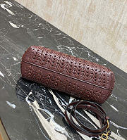 Bagsaaa Fendi First Woven In dark brown - 26*9.5*18cm - 4
