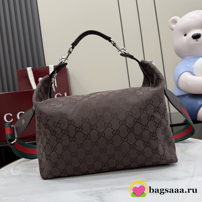 Bagsaaa Gucci Brera medium crossbody bag 866938 dark brown - 33cm - 1