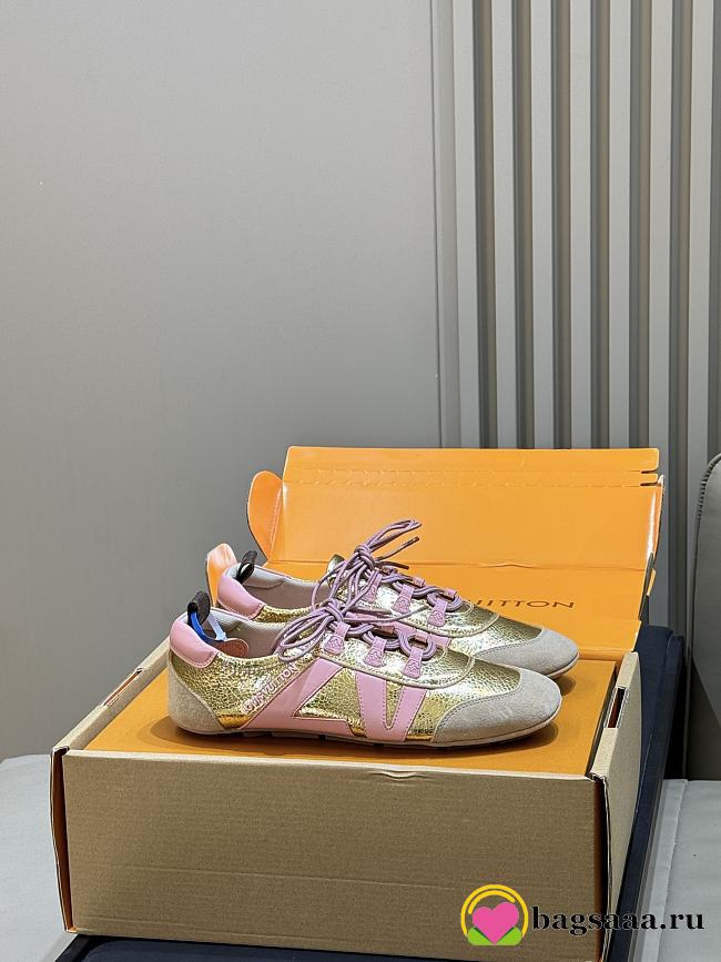 Bagsaaa LV Sneakerina Gold & pink - 1