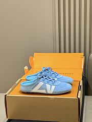 Bagsaaa LV Sneakerina Open Back Blue Suede  - 1