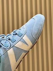 Bagsaaa LV Sneakerina Open Back Blue Suede  - 3