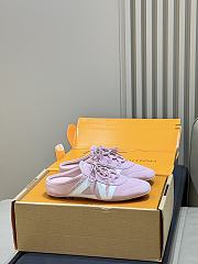 Bagsaaa LV Sneakerina Open Back Pink Suede  - 1