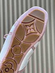 Bagsaaa LV Sneakerina Open Back Pink Suede  - 4
