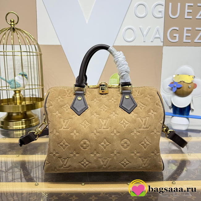 Bagsaaa M2A383 LV Speedy Bandoulière 25 Beige Trench - 25cm - 1