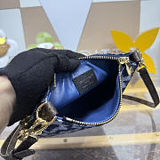 Bagsaaa LV M3A389 Multipass Mini Silver Blue - 18cm - 4