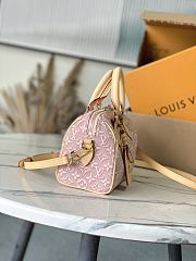 Bagsaaa LV M2A039 Speedy Bandoulière 20 Monogram Emblème Rose - 20.5cm - 3