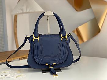 Bagsaaa Chloe Small Marcie in navy blue - 30cm