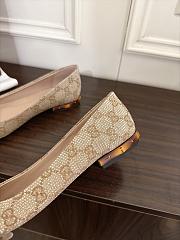 Bagsaaa Gucci crystal ballerina with bamboo A00948  - 4