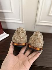 Bagsaaa Gucci crystal ballerina with bamboo A00948  - 3