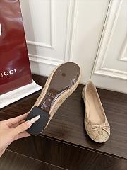 Bagsaaa Gucci crystal ballerina with bamboo A00948  - 2