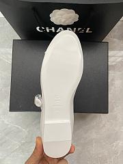 Bagsaaa Chanel Mary Jane flats white lambskin  - 4