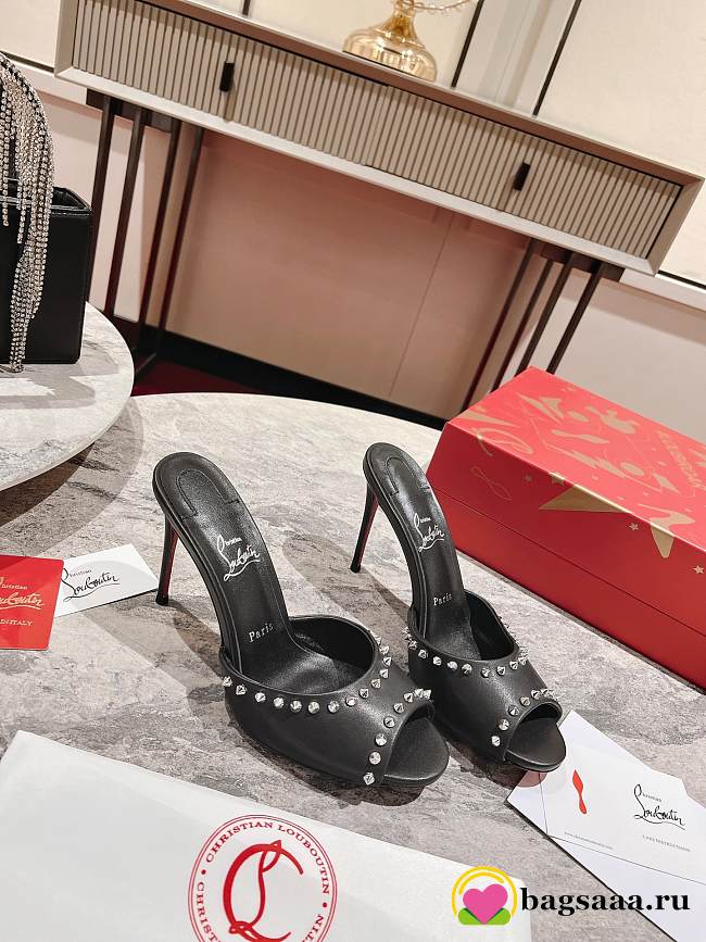 Bagsaaa Christian Louboutin Me Dolly Spike Mules in black - 1