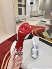 Bagsaaa Christian Louboutin Me Dolly 100 mm Mules in silver - 4