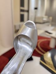 Bagsaaa Christian Louboutin Me Dolly 100 mm Mules in silver - 2