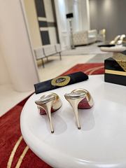 Bagsaaa Christian Louboutin Me Dolly 100 mm Mules in light gold - 4