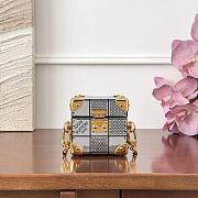 Bagsaaa LV M29750 Tile Trunk silver - 9cm - 1