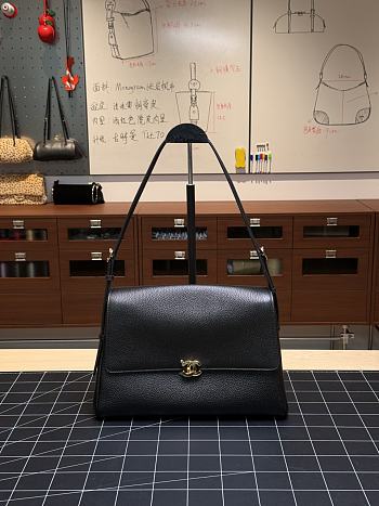 Bagsaaa Chanel Fall-Winter 2026 Maxi Flap bag AS6482 Black - 34.5cm