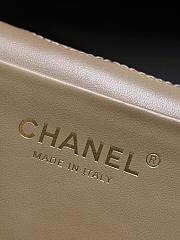Bagsaaa Chanel Fall-Winter 2026 Mini Flap Bag AS6626 beige suede - 20cm - 3