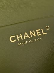 Bagsaaa Chanel Fall-Winter 2026 Mini Flap Bag AS6626 green suede - 20cm - 4