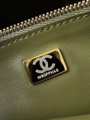 Bagsaaa Chanel Fall-Winter 2026 Mini Flap Bag AS6626 green suede - 20cm - 2