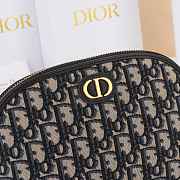 Bagsaaa 30 Montaigne Aphrodite Pouch Blue Dior Oblique Jacquard - 23cm - 2
