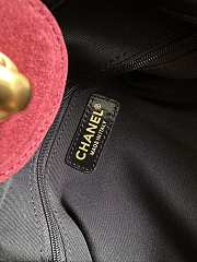Bagsaaa Chanel Fall-Winter 2026 Small Tote AS5634 Burgundy & Black - 36cm - 4