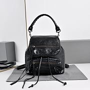 Bagsaaa Balenciaga Le City Backpack Mini in black Arena lambskin - 23cm - 1