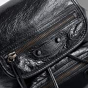 Bagsaaa Balenciaga Le City Backpack Mini in black Arena lambskin - 23cm - 2