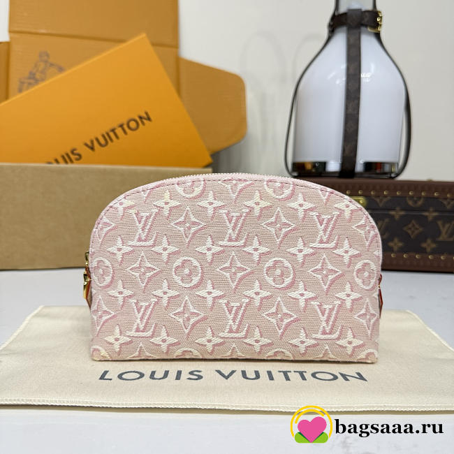 Bagsaaa LV M2A419 Pochette Cosmétique PM Rose Ruban Pink - 19cm - 1