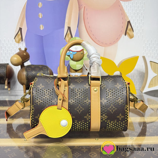 Bagsaaa LV M29296 Keepall Bandoulière 25 Monogram/Yellow - 25cm - 1