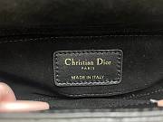 Bagsaaa Dior Mini Lady D-Joy Bag Black and Soupir Pink Cannage Lambskin - 19cm - 3