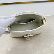 Bagsaaa Dior Adiorable Top Handle Mini Bag Latte Macrocannage Lambskin - 22.5cm - 4