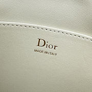 Bagsaaa Dior Adiorable Top Handle Mini Bag Latte Macrocannage Lambskin - 22.5cm - 3