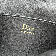 Bagsaaa Dior Adiorable Top Handle Mini Bag Black Macrocannage Lambskin - 22.5cm - 2