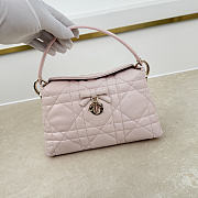 Bagsaaa Dior Adiorable Top Handle Mini Bag Light Pink Macrocannage Lambskin - 22.5cm - 3